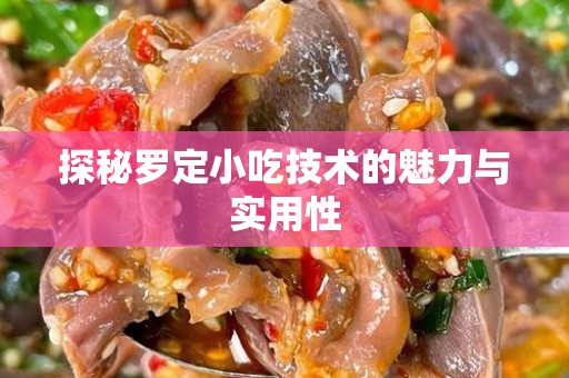 探秘罗定小吃技术的魅力与实用性