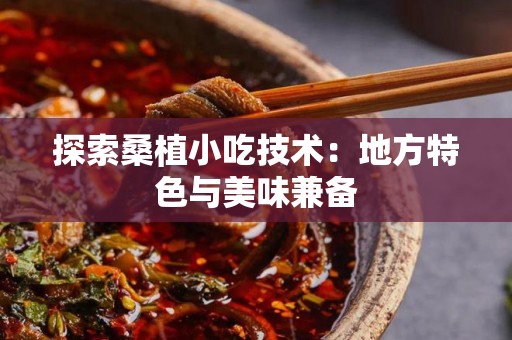 探索桑植小吃技术：地方特色与美味兼备