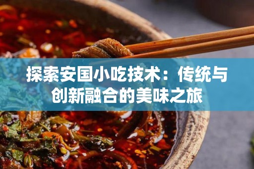探索安国小吃技术：传统与创新融合的美味之旅