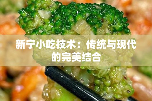 新宁小吃技术：传统与现代的完美结合