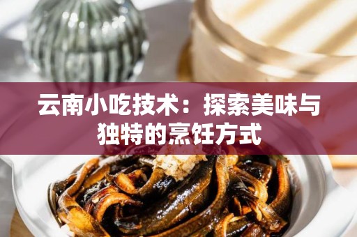 云南小吃技术：探索美味与独特的烹饪方式