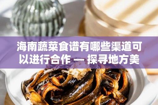海南蔬菜食谱有哪些渠道可以进行合作 — 探寻地方美食的无限可能