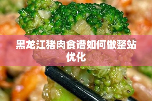 黑龙江猪肉食谱如何做整站优化