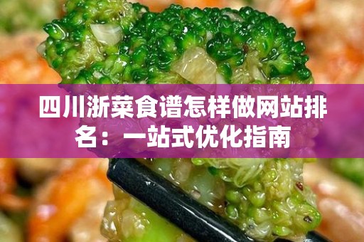 四川浙菜食谱怎样做网站排名：一站式优化指南