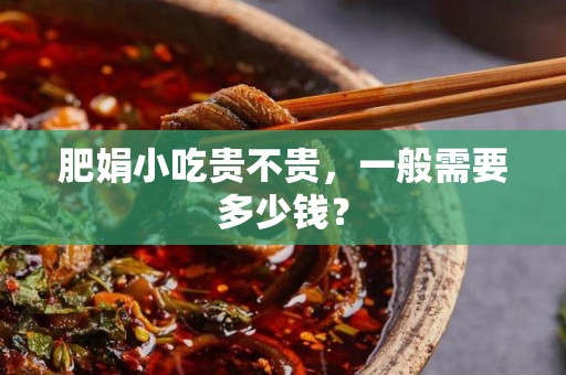 肥娟小吃贵不贵，一般需要多少钱？