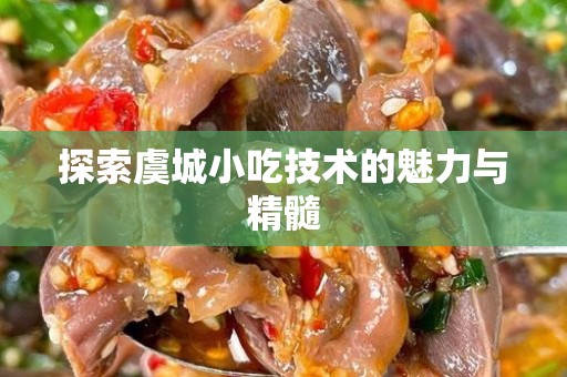 探索虞城小吃技术的魅力与精髓