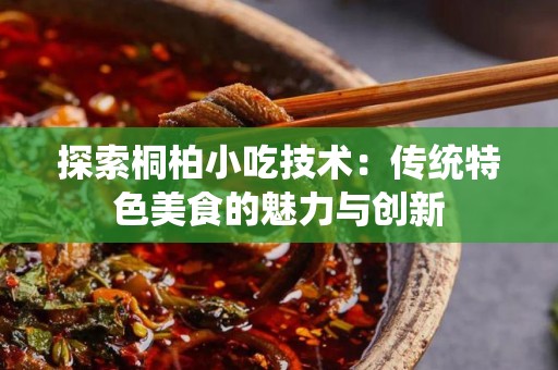 探索桐柏小吃技术：传统特色美食的魅力与创新