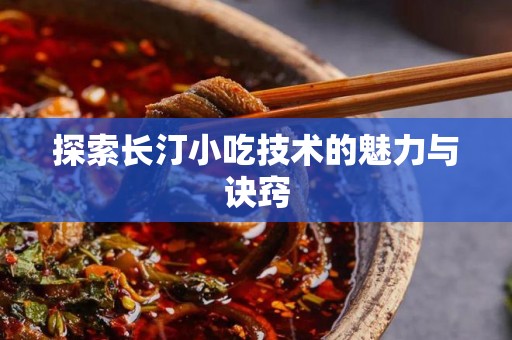 探索长汀小吃技术的魅力与诀窍