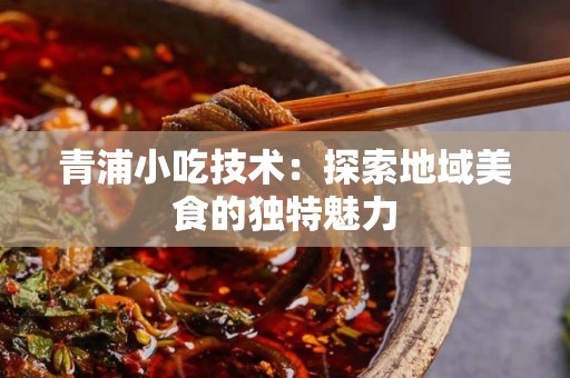 青浦小吃技术：探索地域美食的独特魅力